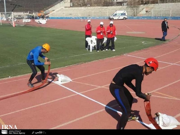 رقابتهای آتش نشانان شرکت ملی گاز ایران در مشهد برگزار شد