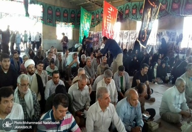 مراسم دعای عرفه در حسینیه گردان تخریب لشکر ظفرمند محمد رسول الله(ص) برگزار شد + تصاویر 