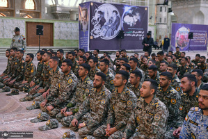 تجدید میثاق دانشجویان و فرماندهان دانشگاه افسری امام علی (ع) با آرمان های امام خمینی (س)