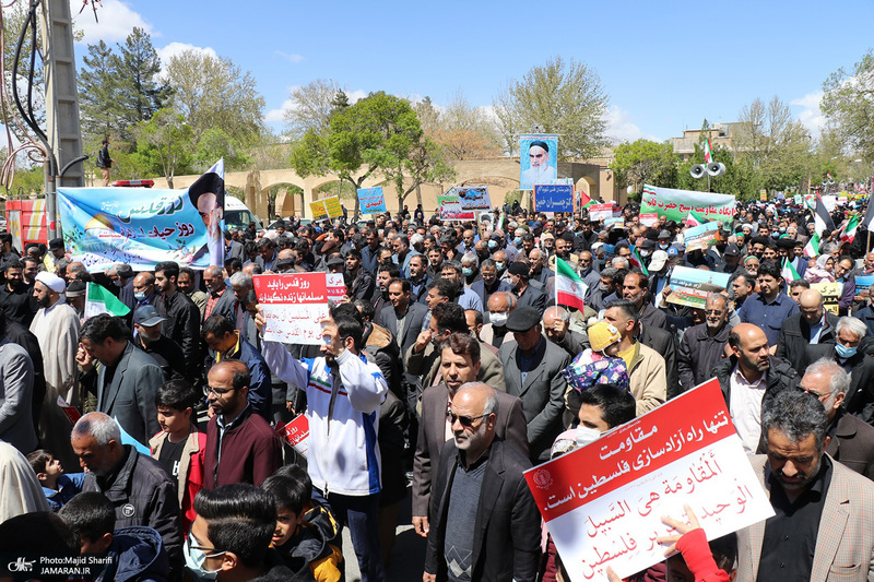 راهپیمایی باشکوه روز قدس در خمین