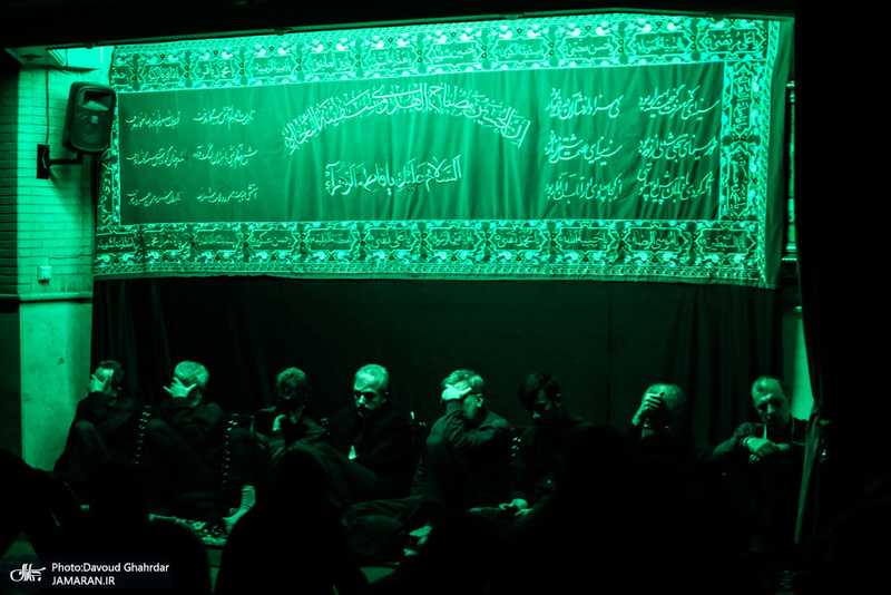 مراسم عزاداری شب شهادت امّ ابیها حضرت فاطمه‌(س) در دارالزهرا(س)