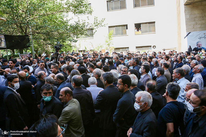 مراسم تشییع پیکر حجت الاسلام و المسلمین سید محمود دعایی از موسسه اطلاعات