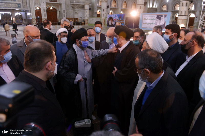 تجدید میثاق رئیس و نمایندگان مجلس شورای اسلامی با آرمان‌های امام خمینی(س)