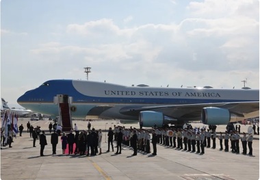 ترامپ وارد تل آویو شد