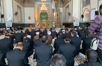 مراسم بزرگداشت مرحوم آیت‌الله العظمی محفوظی در حرم مطهر رضوی (1)