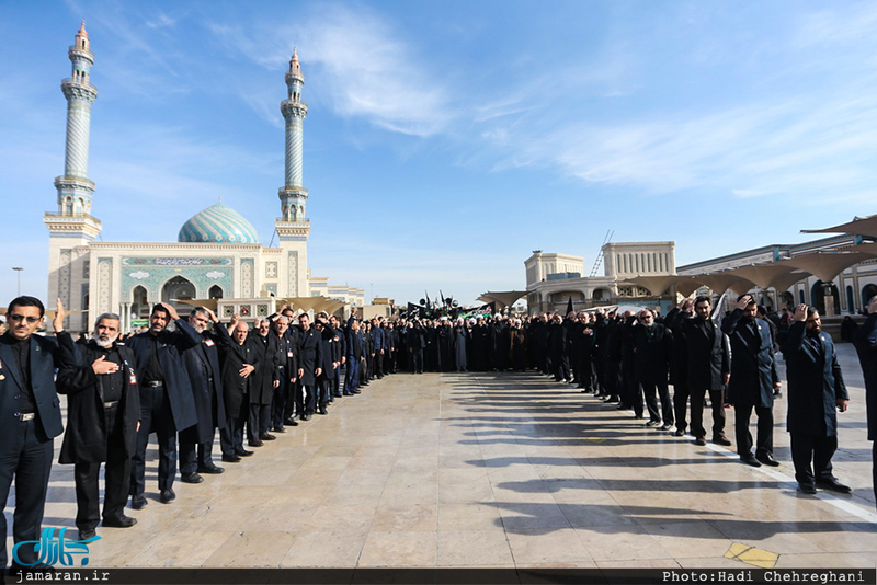 عزاداری شهادت حضرت علی ابن موسی الرضا(ع) در حرم مطهر حضرت معصومه(س)