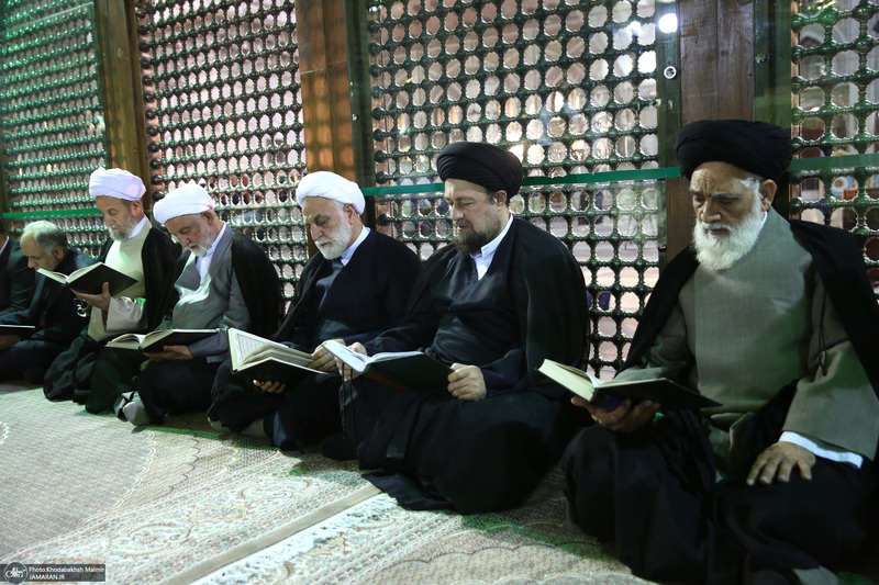 مراسم تجدید میثاق رئیس و کارکنان قوه قضاییه با آرمان های امام؛