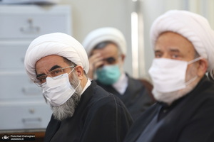 مراسم شهادت امام حسن مجتبی(ع) در بیت آیت الله العظمی فاضل لنکرانی(ره)