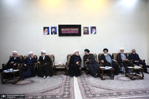 حاشیه مراسم تجدید میثاق مسئولان عالی قضایی با آرمان های حضرت امام خمینی (س)