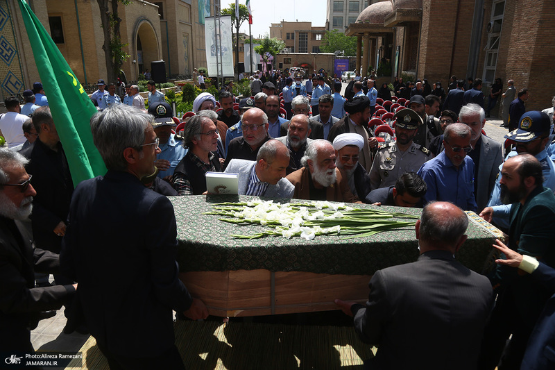 مراسم تشییع مرحوم استاد عباسعلی براتی‌پور