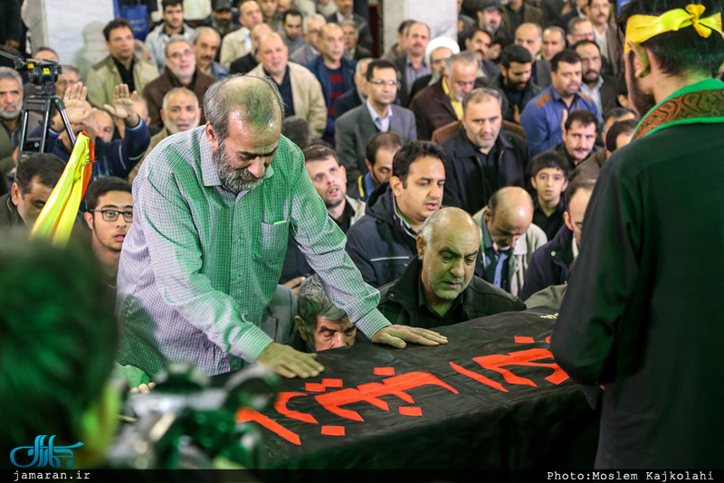 مراسم وداع و تشییع پیکر شهید مدافع حرم حمیدرضا ضیائی