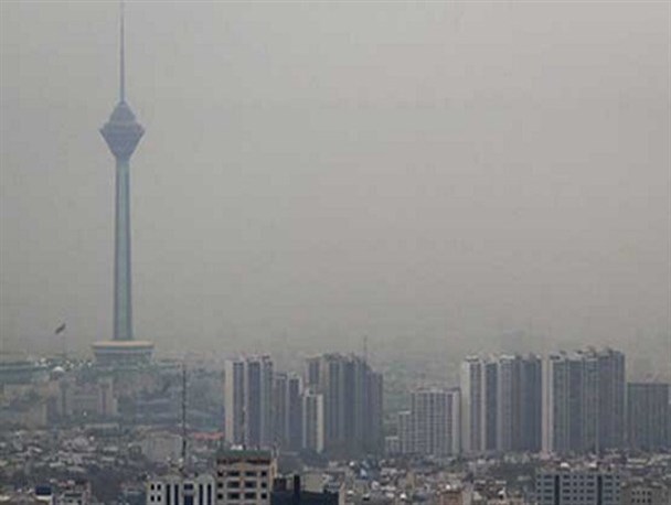 کیفیت هوای تهران با شاخص 101 ناسالم شد