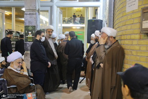 مراسم چهاردهمین سالگرد ارتحال آیت الله العظمی بهجت (ره) در قم