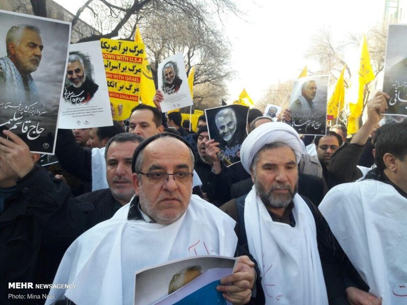 راهپیمایی مردم سراسر کشور در محکومیت ترور سردار قاسم سلیمانی 