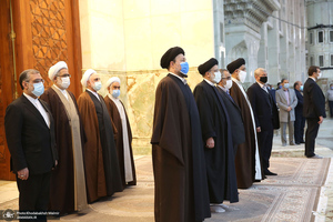 تجدید میثاق رئیس قوه قضاییه و مسئولان قضایی با آرمان‌های امام خمینی(س)