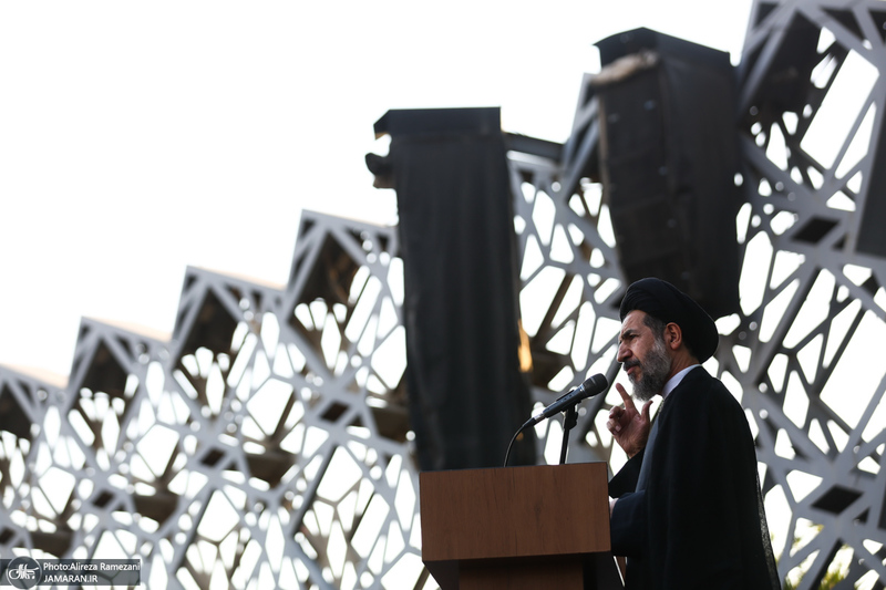 مراسم شهادت امام جعفر صادق (ع) در میدان امام حسین (ع)