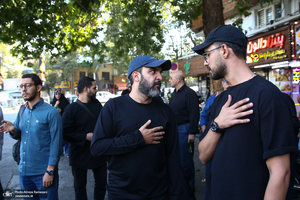 مراسم تشییع پیکر پیر غلام اهل بیت (س) حاج حسین عرب