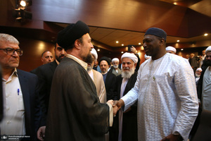 دیدار مهمانان خارجی سی و هفتمین کنفرانس وحدت اسلامی با سیدحسن خمینی