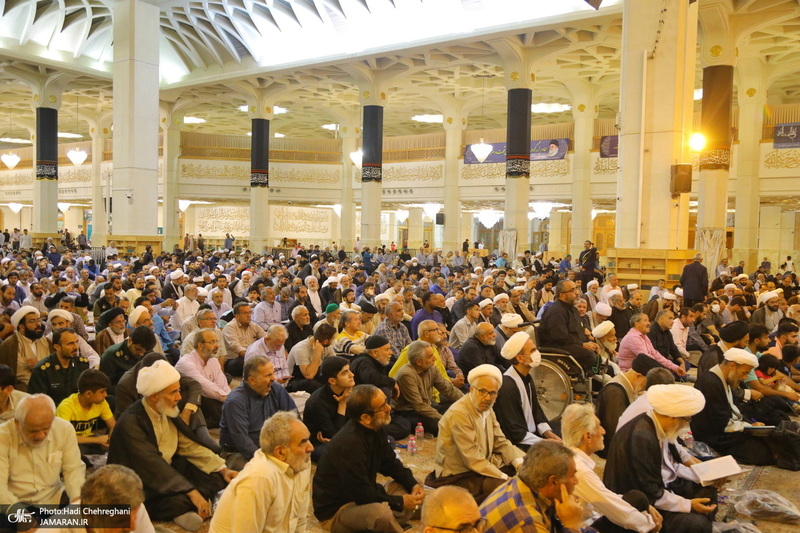 مراسم سالروز رحلت امام خمینی (س) از سوی مقام معظم رهبری در حرم حضرت معصومه(س)