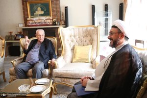 دیدار سرپرست موسسه تنظیم و نشر آثار امام خمینی(س) با سفیر فلسطین در تهران/ صلاح زواوی