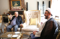 دیدار سرپرست موسسه تنظیم و نشر آثار امام خمینی(س) با سفیر فلسطین در تهران/ صلاح زواوی