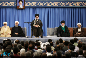 دیدار مسئولان نظام و سفرای کشورهای اسلامی با رهبر معظم انقلاب