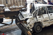 مصدومیت 12 نفر بر اثر تصادف در زنجان