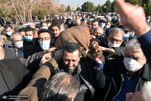 مراسم تشییع و خاکسپاری مرحوم حجت الاسلام و المسلمین سید رضا حسینی امین