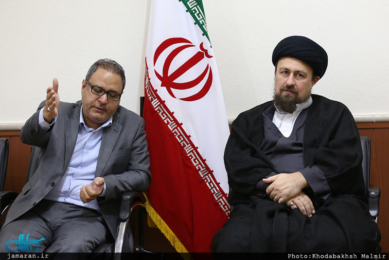 دیدار جمعی از آزادگان با سید حسن خمینی 