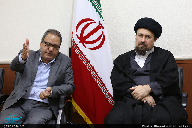 دیدار جمعی از آزادگان با سید حسن خمینی 