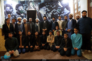 دیدار مسئولین مرکز فرهنگی جهادی عصر ظهور اهواز با حجت الاسلام و المسلمین سید علی خمینی