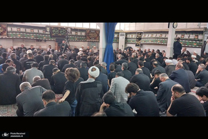 مراسم عزاداری تاسوعای حسینی در دفتر مراجع و علما