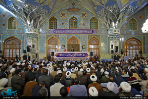 سخنرانی رهبر معظم انقلاب در اجتماع عظیم زائران و مجاوران حرم رضوی