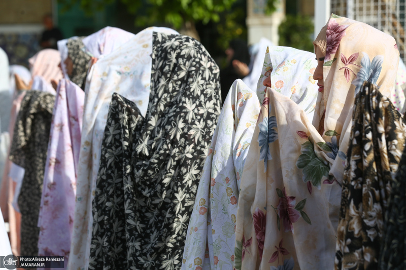 اقامه نماز عید سعید فطر در امام زاده قاسم (ع)