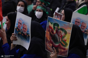 اجتماع «کارگران در مسیر حاج قاسم» در حرم امام خمینی