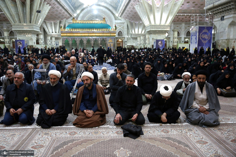 دومین شب مراسم عزاداری حضرت فاطمه‌زهرا (س) در حرم امام خمینی