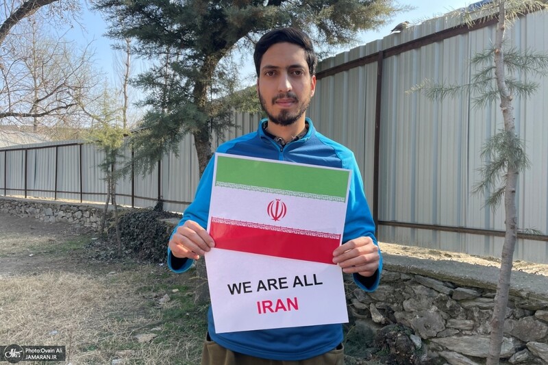 پویش «همه ما ایران هستیم» در کشمیر هند