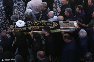 مراسم تشییع پیکر حجت الاسلام و المسلمین علی اصغر رحمانی خلیلی