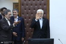 جلسه شورای جهاد دانشگاهی با حضور محمدرضا عارف