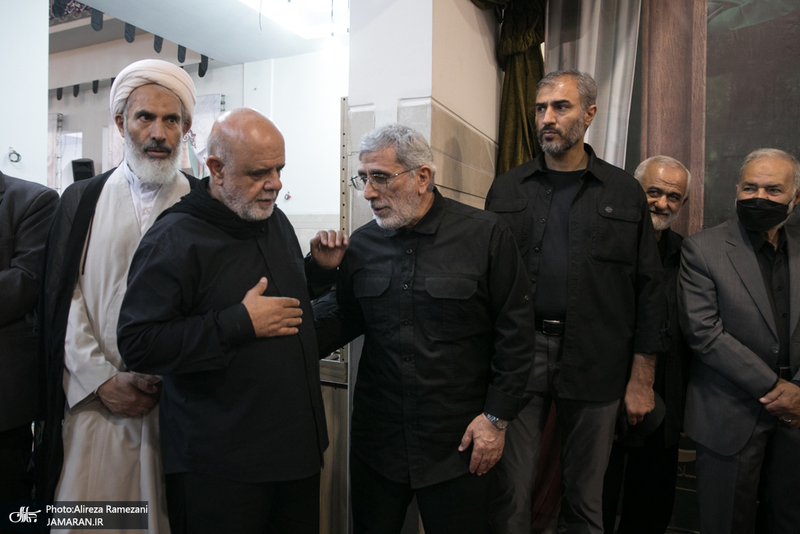 مراسم چهلمین روز شهادت سپهبد حسین سلامی