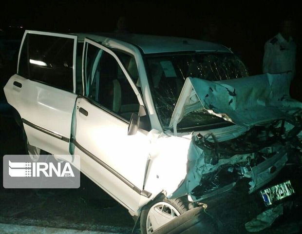 حادثه رانندگی در مهریز یک کشته و ۲ زخمی بر جا گذاشت