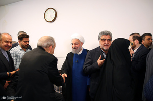 دیدار نوروزی سیاسیون با حسن روحانی