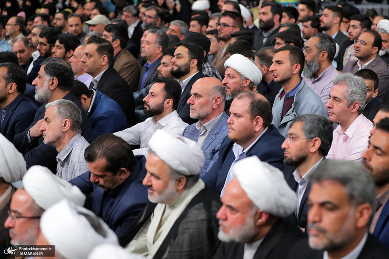 دیدار مسئولان نظام و سفرای کشورهای اسلامی با رهبر معظم انقلاب