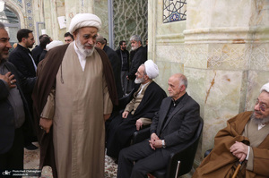 مراسم بزرگداشت همسر شهید مطهری در مسجد اعظم قم