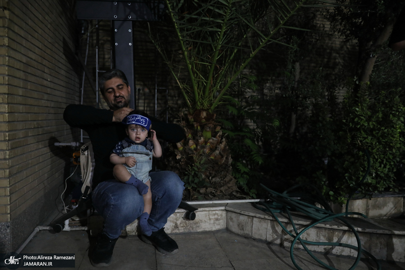 مراسم شب اربعین حسینی در حسینیه شهید امیر حسین اعتماد سعید