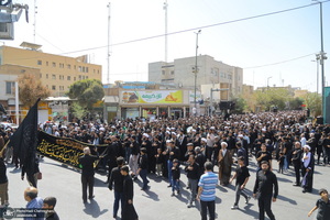 دسته عزاداری شهادت امام عسکری (ع) با حضور آیت‌الله العظمی وحید خراسانی