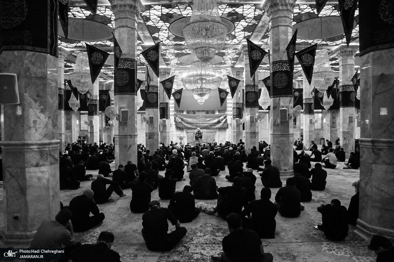 مراسم عزاداری دهه اول ماه محرم در مسجد اعظم قم