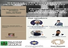 A scientific seminar entitled ‘promoting Ethics in Perception of Imam Khomeini’ with the participation of Dr. Ali Komsari held in Malaysia