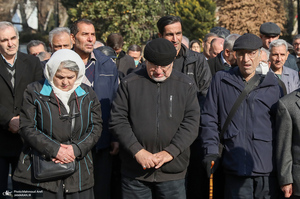 مراسم تشییع پیکر رضا رئیس طوسی استاد دانشکده حقوق و علوم سیاسی دانشگاه تهران