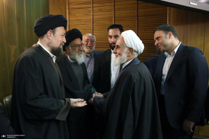 مراسم چهلمین روز درگذشت آیت الله بجنوردی در دائره المعارف بزرگ اسلامی - 3